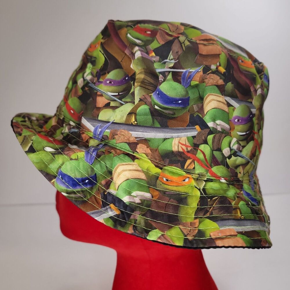 Nickelodeon Teenage Mutant Ninja Turtles Kids Bucket Hat Target Sun Cap OS 2015 - Picture 3 of 11